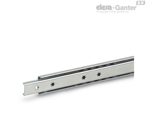 GEPE ゲペ社製 スライドマウント 40×40 SUPER SLIDE GN 1404 Telescopic slides | Elesa+Ganter